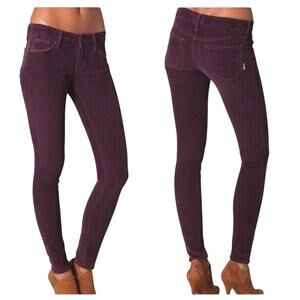 Mother The Looker Corduroy Skinny Pants in Violet Womens Size 30